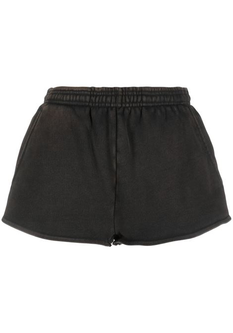 Washed black elasticated-waist shorts Entire Studios - unisex ENTIRE STUDIOS | ES2250WB